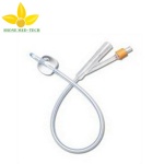 Silicone foley urine catheter